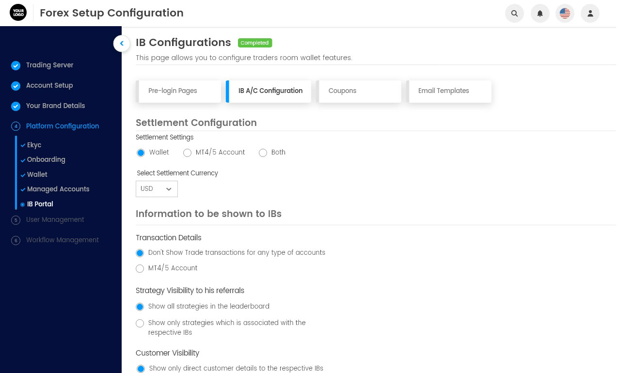 Integrated with IB Manager Integrated with IB Manager