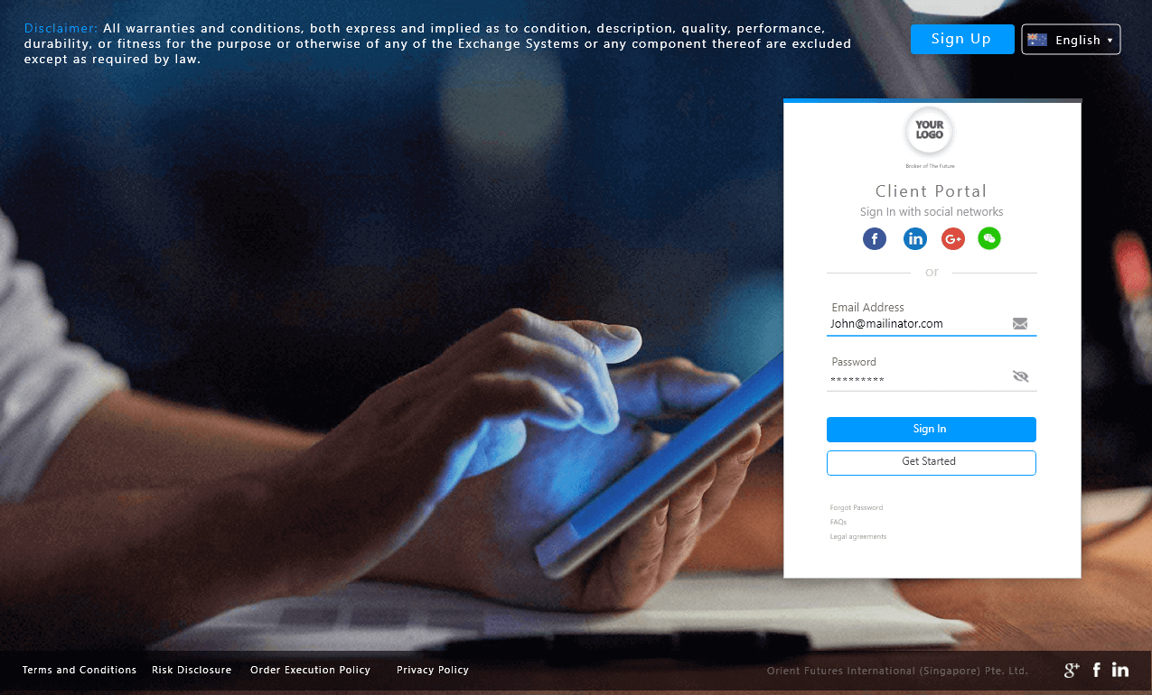 Investor Portal
Investor Portal