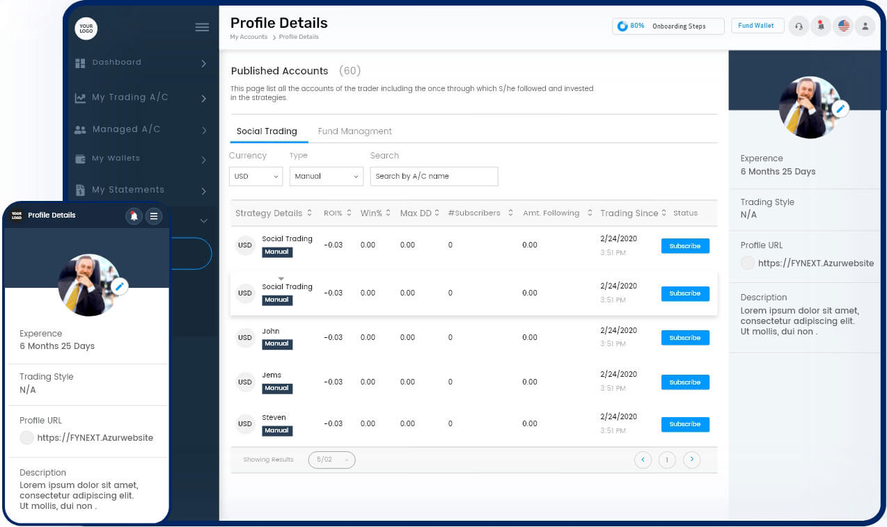 Profile Page Profile Page