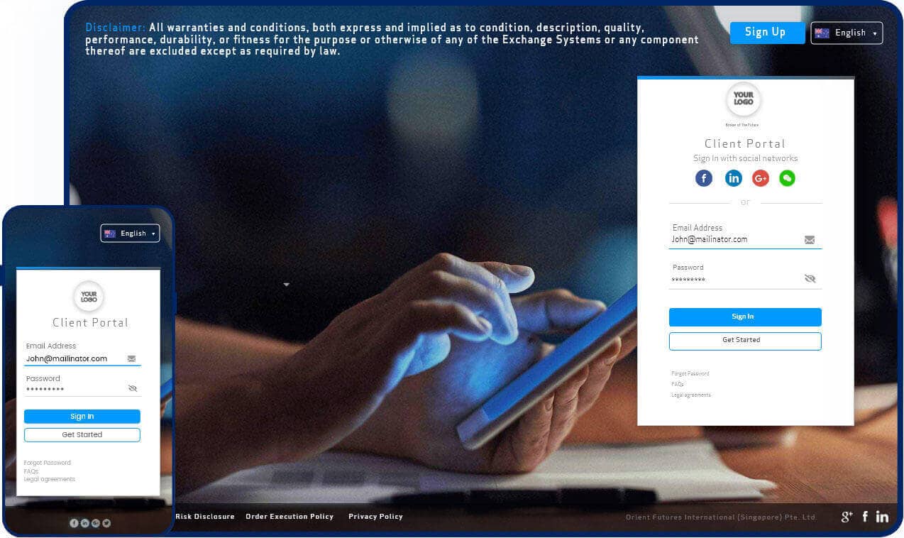 Login Options
Login Options