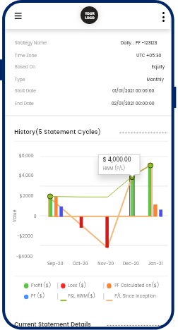 Statement Details in Mobile View